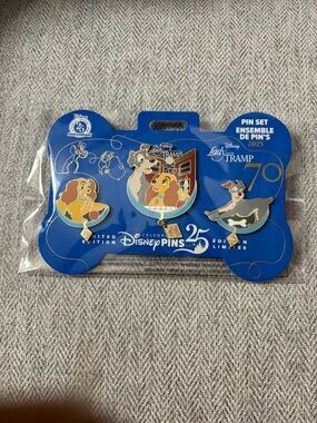 Lady and the Tramp Pin LE Set - 70th Anniversary